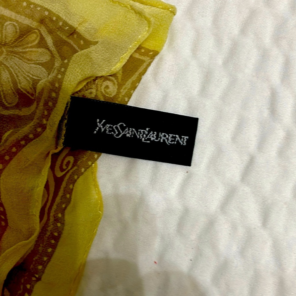 YSL vintage silk scarf